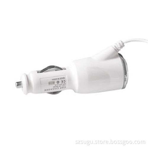 Car charger for iPhone 5, with cable, good-quality